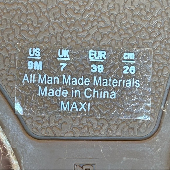 Fergalicious Gold Metallic Jute 4 1/4” Wedge Platform Heels Sandals Size 9 - Picture 10 of 12